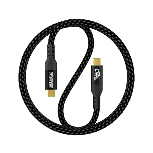 Image of 3.3FT USB C to USB C Cable Compatible with Thunderbolt 4 /3, USB 3.2 Gen 2 20Gbps High Speed Data Transfer, 100w Fast Charging & 4K@120Hz USB C Video Cable for Monitor, Hub,dispaly Cord