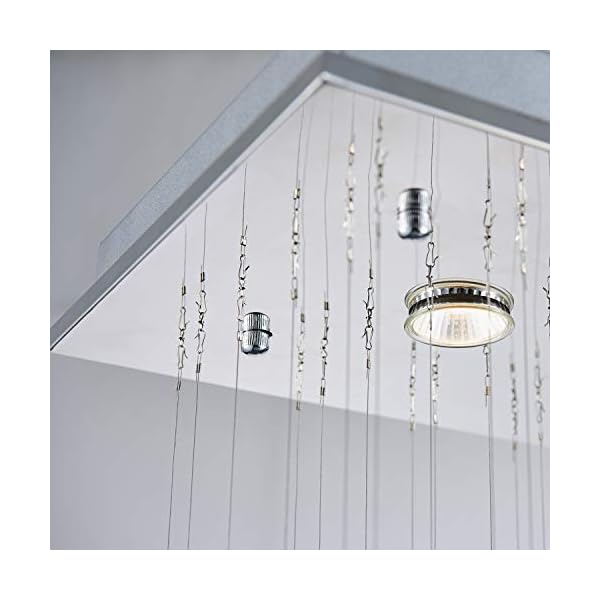 Saint MossiModern Ceiling Lighting Crystal Chandelier LED Lighting Fixture Pendant Lamp 3 GU10 Bulb Required Great Quality Best Discount - Image 4
