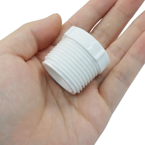 OSVJE 10 Pack PVC Pipe Fitting, 1 Inch Male Thread Bulk Fittings 3/4 Inch Female Threaded Reducer Bushing, Coupling Pipe Adapter Connectors for Plumbing/Construction