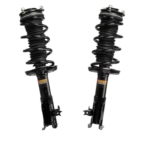 OREDY Front Struts Compatible with 1.8L Coupe 2006-2011 Honda Civic Driver & Passenger Side Loaded Suspension Shock Absorbers w/Coil Springs Assembly - 172285 172284
