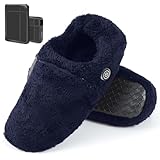 [Xinpeke] 【国内メーカー企画&3秒で感熱！革新モデル】 電気スリッパ 足温器 コードレス 日本製カーボン発熱繊維使用 両面発熱 フットウォーマー 2個バッテリー（8000mAh）付き 3段階温度調整 AI温度制御 あったかスリッパ 速暖 ルームシューズ もこもこ 柔らかい 軽量 洗える 底面防水・滑り止め・防音設計 防寒対策 暖房器具 男女兼用