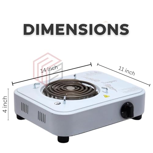 Image of Drumstone TopRated ๐๐๐๐ซ ๐๐๐ซ๐ซ๐๐ง๐ญ๐ฒ 2000W Portable Electric Stove Single Burner Hot Plate Fast Heating Coil Cooktop with Adjustable Thermostat Compact Cooking Solution for Home Office