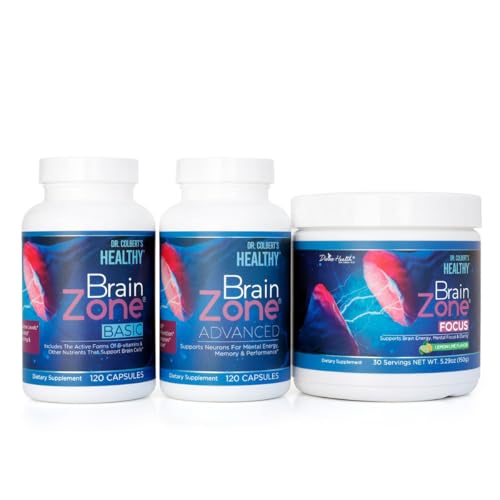 Divine Health Dr. Colbert MD Brain Zone Maintenance Pack Basic