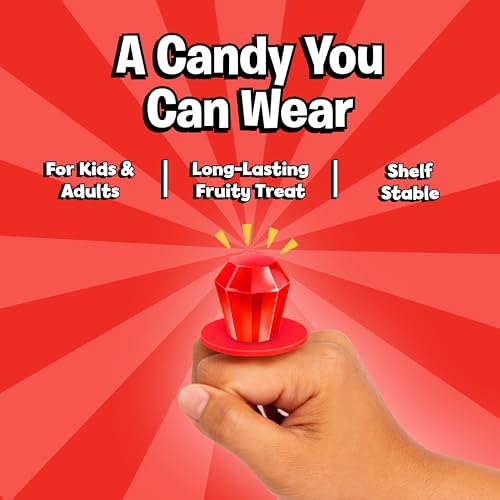 Image of Ring Pop Red Candy Lollipops, 30 Ct Bulk Individually | Wrapped in Red Cherry Flavor, Full Size, Fun Hard Candy For Birthday, Party Favors, Bachelorette Parties & Gifts For Kids