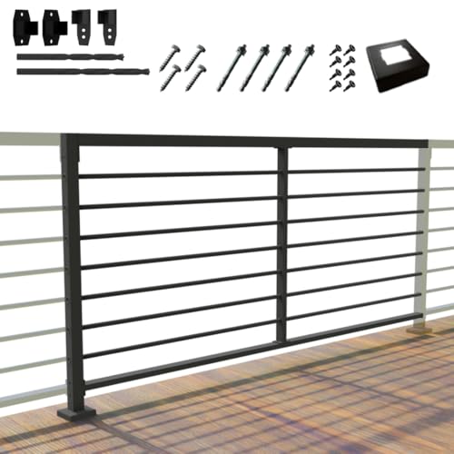 CR Fence & Rail Horizontal Guard Rail Kit, 6'Wx3'H DIY Railing ...