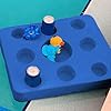 VOS Family Size Floating Refreshments Holding Tray for Snacks and Drinks | Ultra Buoyant Water Floats for Pools Sandbars Parties, 9-Holes, Capri Blue #5