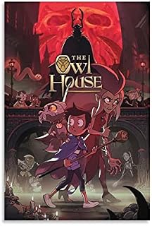WUTING The Owl House Poster Canvas Art Poster and Canvas Wall Art Living Room Posters Bedroom Painting, Wall Art Picture Print Modern Family Bedroom Decor Posters 12x18inch(30x45cm)