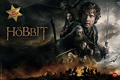Preisvergleich Produktbild Der Hobbit Broschur XL - Kalender 2019