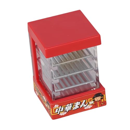 FytStycale Vitrina para Alimentos a Escala 1:12 para Casa de Muñecas, Vitrina en Miniatura para Alimentos, Escena para Casa de Muñecas, Micro Paisaje, Proyectos, Rojo
