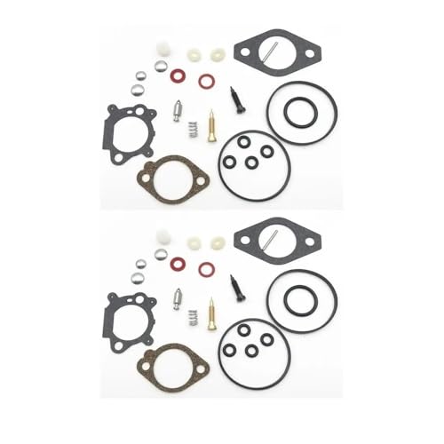 Carburetor repair kit compatible with 492495 493762 498260 Mechanized Chain Saw Diaphragm Accessories Universal(2 SET)