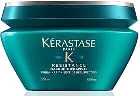Thérapiste Kérastase Máscara de Tratamento para Cabelos Danificados e Quebradiços com Reconstrução Profunda que Recupera Força e Elasticidade da Fibra Capilar Resistance, 200ml
