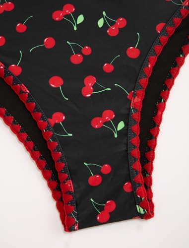 Image of ZAFUL Women Strapless Textured Bandeau Bikini 2 Piece Swimwear Cheeky Solid Lace up Bathing Suits