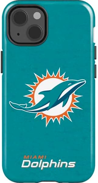Skinit Impact Phone Case Compatible with iPhone 14 - Officially Licensed NFL Miami Dolphins Large Logo Design