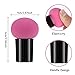 Sibba 4 PCS Makeup Eggs Sponge Cosmetic BrushFoundation Blending Make Up Concealer Applicator Cosmetic Face Eye Brush Set With Mini Handle Loose Powder Coverage Flat End Head Holder Kit