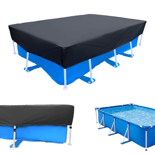 Cobertor rectangular para piscina 177 x 87 pulgadas miniatura 1