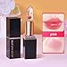 BLUE LOVE Color Changing Flower Lipstick - Hydrating Jelly Lip Balm with Flower Inside, Long-Lasting Moisturizer & Nourishing Lip Gloss for a Beautiful, Customizable Look (Pink)