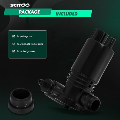 Image of SCITOO Replacement fit for 2003-2009 For Hummer H2 Windshield Washer Pump Motor 88944337