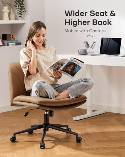 slope leather swivel office chair