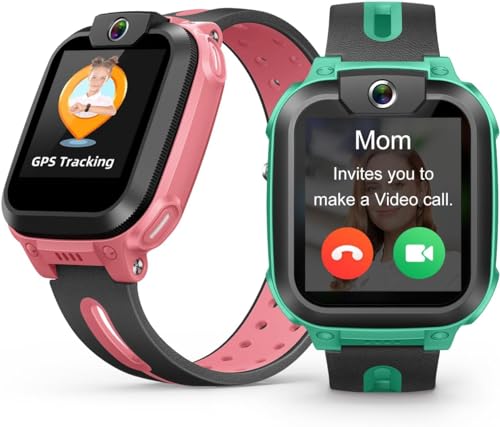 Image of IMOO Watch Phone Z1, 4G Smart Watch for Kids with Real-Time HD Video & Phone Call, Smart Watch for Girls with Real-Time GPS Location, Smartwatch for Boys with IPX8 Water Resistance (Light Green)