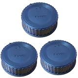 3 hintere Objektivdeckel Abdeckung kompatibel mit Nikon F Mount Objektiv für Kamera D3400 D5600 D850 D7500 D3500 D780 D4 D3 D2 D1 D800 D700 D300 D200 D7000 D5100 D5100 000 D 3200, D3100, D3000, D90