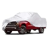 GUNHYI Pickup Truck Cover Waterproof All Weather, 6 Layer Heavy Duty Cover with Cotton, Outdoor Dust Sun Rain UV Snow Protection, Universal Up to 248 inch