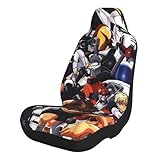 機動戦士ガンダム カーシートカバー 通気性 滑り止め 乗用車 SUV ミニバン対応 ユニバーサルサイズ 前後2列用 簡単取り付け ポリエステル製 洗濯可能 1 PC