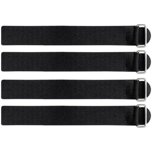 ifundom 4pcs Mountaineering Ice Grippers Non-skid Nylon Crampons Adjustable Snow Shoe Strap Anti-slip Climbing Spike Bands for Hiking and Winter Boots