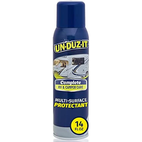 UN-DUZ-IT RV Multi-Surface Protectant Spray, Sun Protection Spray for RVs and Campers, Use on Vinyl, Plastic and More, 14 oz Can Cover
