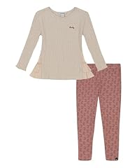 Oatmeal Heather/Old Rose Print