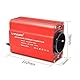 LVYUAN 300W Wechselrichter DC 12 V auf 230V AC Spannungswandler Auto Konverter mit Dual USB Ports & EU Steckdosen Stromumwandler, Rot Aluminiumlegierung Körper