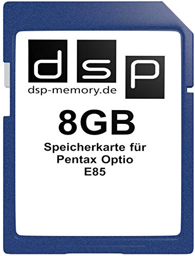 Scheda di memoria da 8 GB per Pentax Optio E85