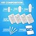 Suppository Molds Kit 2ML - Made in France, Reusable Suppositories Mold - Full Kit with 4 Trays, 1 Size (2ML)