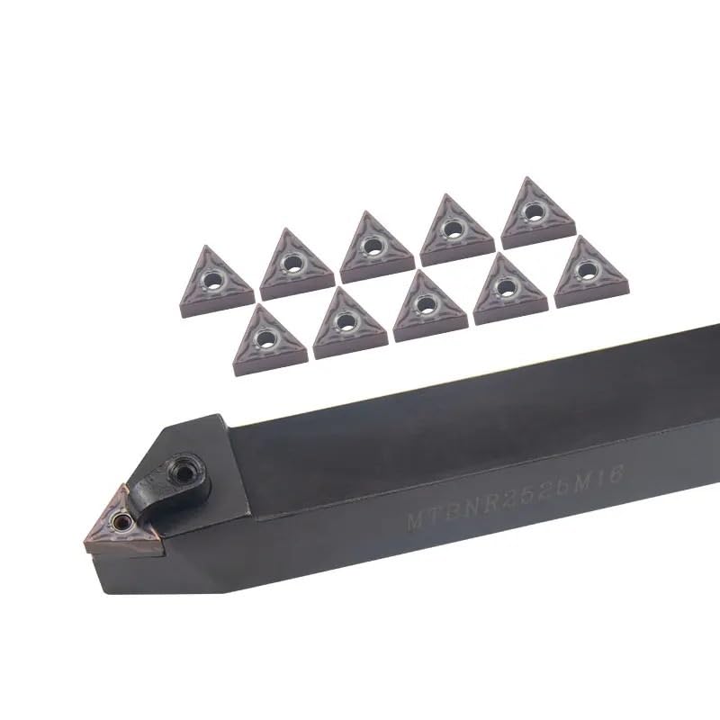 1pc MTBNR External Turning Tool Holder MTBNR1616H16 MTBNR2020K16 MTBNR2525M16 Carbide Inserts TNMG16 Lathe Cutting Tools Set(TNMG160404-MA,NO Cutter bar)