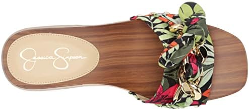Jessica Simpson Women's Resima Platform Sandal Heeled, Tropical Multi, 10 | Image 4
