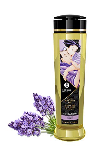 Shunga Sensación de Lavanda Masaje Aceite 240 Ml 260 g