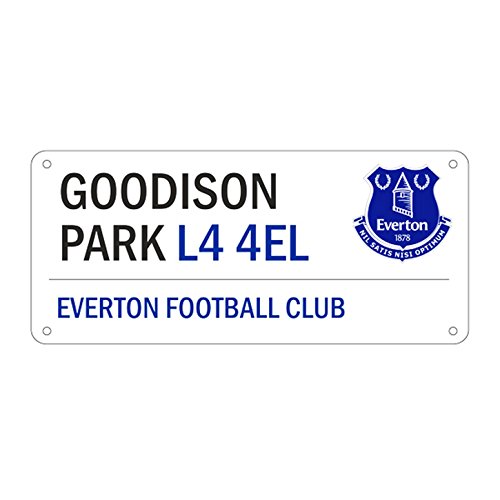 Image of Club Licensed Everton Goodison Park Street Sign - One Size