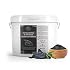 The Midwest Sea Salt Company - Exfoliating Activated Charcoal Scrub - 128oz - Unscented - Exfoliating Body Scrub