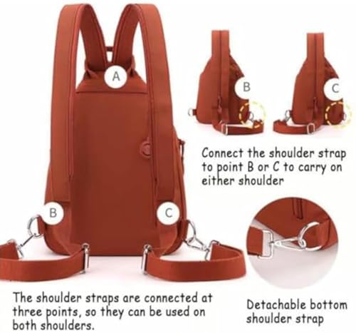 Waterproof 2-Way Commuter Bag, Preferablen Bag, Waterproof Oxford Large Capacity Convertible Shoulder Bag, Anti-Theft Travel3