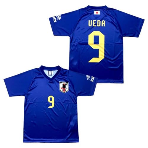 [JFA] KIRIN×サッカー日本代表 プレーヤーズTシャツ2023 O500A #9上田綺世 KIDSFREEのサムネイル