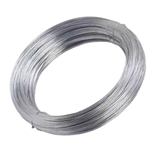 Alambre sólido galvanizado diámetro 2.2mm, peso 20Kg, acero galvanizado para manualidades, proyectos DIY, cercas