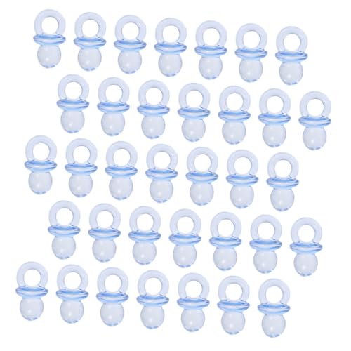 GLSTOY 150pc Mini Pacifiers Acrylic Baby Shower Favors Toddler Boy Girl Pacifiers for Baby Shower Decor