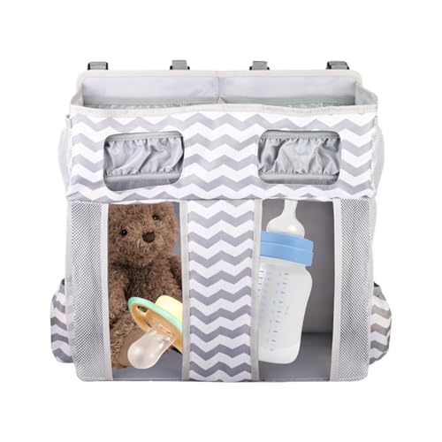 Organiseur de couches pour lit de bébé : le cadeau de naissance utile et durable