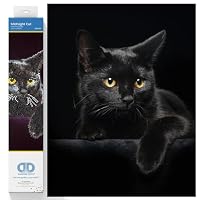 DIAMOND DOTZ DIAMOND DOTZ Midnight CAT 27.9 X 35.5CM (11 X 14IN)