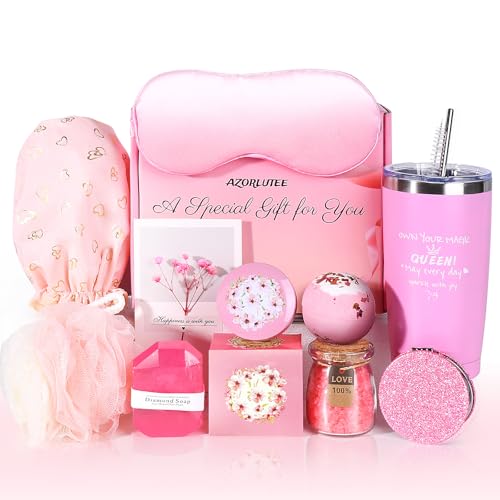 Thank You Pamper Gifts for Women, Relaxing Spa Bath Gift Set for ...