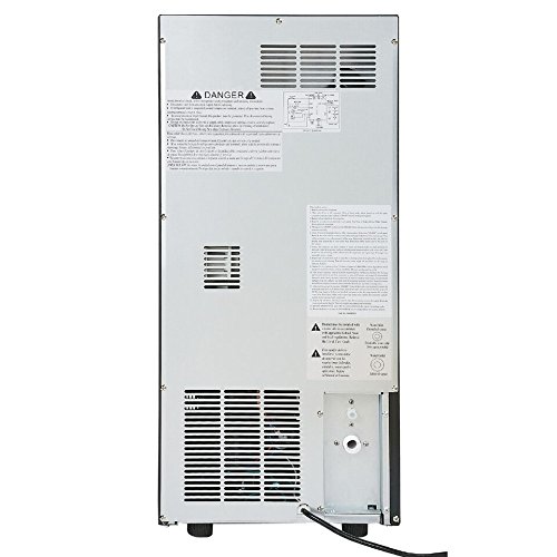 Duura Di50 60Lb Premium Energy Star Clear Ice Cube Maker Machine For Built-In Undercounter Or Freestanding Household Residential Or Commercial Use, 15 Inch Wide, Silver #TOP3