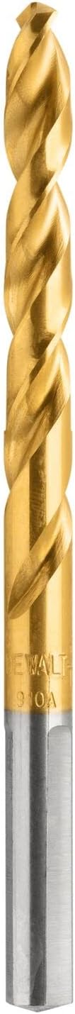 DEWALT DW1320 5/16-Inch Titanium Nitride Split Point Twist Drill Bit