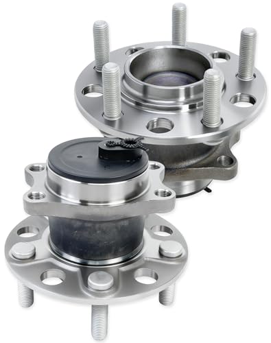 2 Pcs 512332 Rear Wheel Bearing Hub Assembly Compatible with Dodge Avenger Caliber 2007-2012 for Jeep Compass Patriot 07-17 for Chrysler 200 Sebring for Mitsubishi Lancer Outlander Sport 5 Lugs