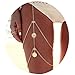 Tupai 1Pcs Vintage Gold Stretchy Bikini Thigh Leg Tassel Chains Coins Pendant Crossover Body Jewelry