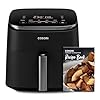COSORI Air Fryer TurboBlaze™,Powerful DC Motor Technology for Fast Cooking,6L Large Capacity,Quick and Oil-Free,9 Preset Programs with 5 Fan Speeds,Non-stick,Dishwasher Safe,30 Recipes,1725W,230 ℃