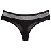 Produktbild HAODEE Höschen Badebekleidung Hot Thong Trunk Thong Bulge Thong Mesh Thong Slip Tanga Sportlicher Tanga T Zurück Thong Bedruckter String Spitzen-Tanga Black